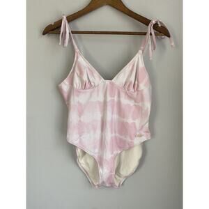 Solid & Stripe Pink White Tie Dye The Olympia Ballet NWT Cotton Candy Tie Straps